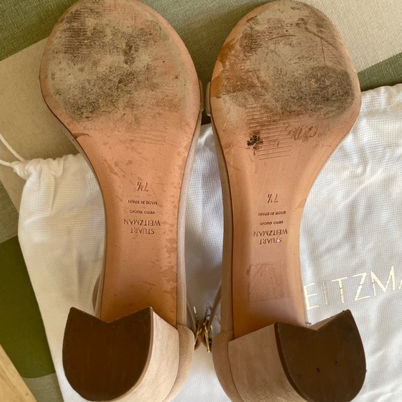 Stuart Weitzman Nearlynude Sandals - Size 7.5 - Picture 3 of 4